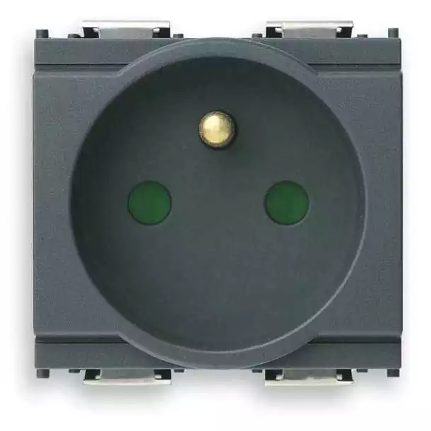 Connecteur prise FASTON mâle 4 voies 2 Pôles + T 16A 250V