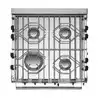 Force 10 gaz 4 feux Four Grill sur cardan North America Standard