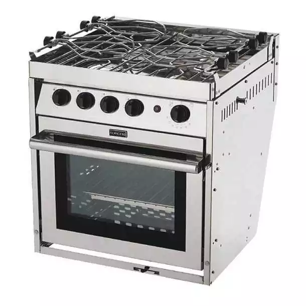 Force 10 gaz 4 feux Four Grill sur cardan North America Standard