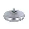 Anodes zinc rosace Ø 125 mm pour gouvernail – paire
