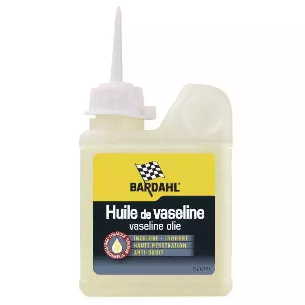 Huile de vaseline 125mL lubrification des petits mécanismes