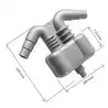 Séparateur gaz 2,5L Diamètre entrée/sortie 40/45/50mm