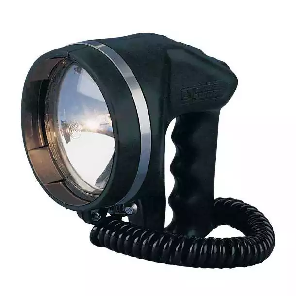 Projecteur à main 12V 70W puissance de 2500 lm Câble spirale de 3.5m Projecteur à main 12V 70W puissance de 2500 lm Câble spirale de 3.5m