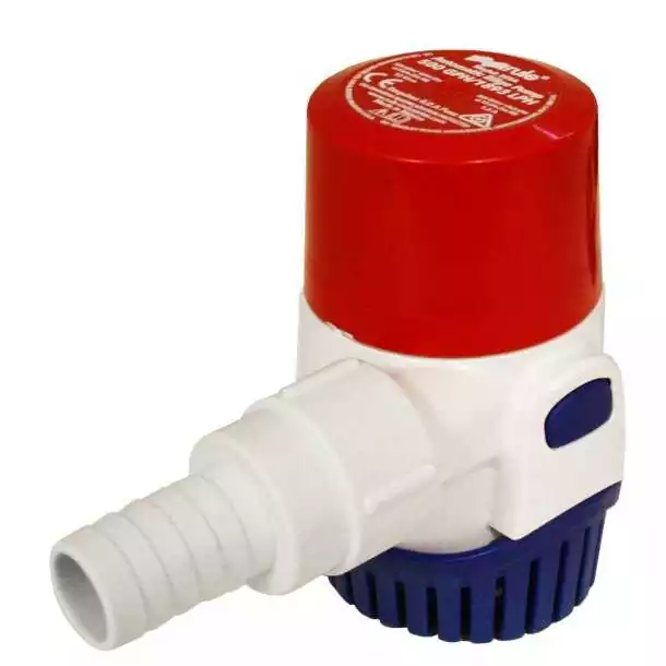 Pompe de cale immergeable automatique Rule 500 12V Débit 1900L/H