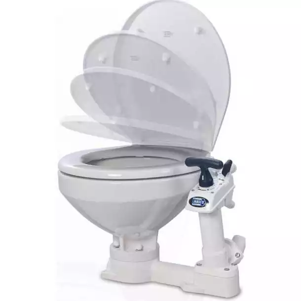 WC manuel compact Twist'n'lock WC marin tuyau sortie 38mm 