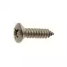 Vis à tôle tête fraisée bombé cruciforme Inox A4 diamètre 4,8 x Longueur 38mm