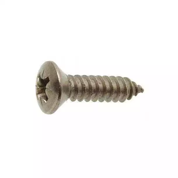 Vis à tôle tête fraisée bombé cruciforme Inox A4 diamètre 3,5 x Longueur 32mm