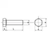 Vis métaux tête hexagonale filetée diamètre 8mm Longueur 80mm