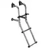 Echelle inox plable L.74CM 1+2 marches