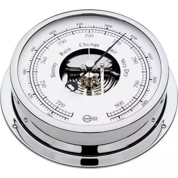 Baromètre chrome diamètre 130mm