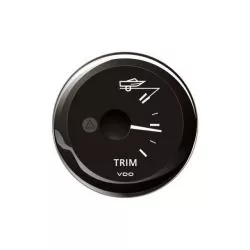 Indicateur de trim VDO ViewLine noir 167-10 ohm Ø52 mm 12/24 V