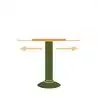 Support de table T-system movable course de 200mm