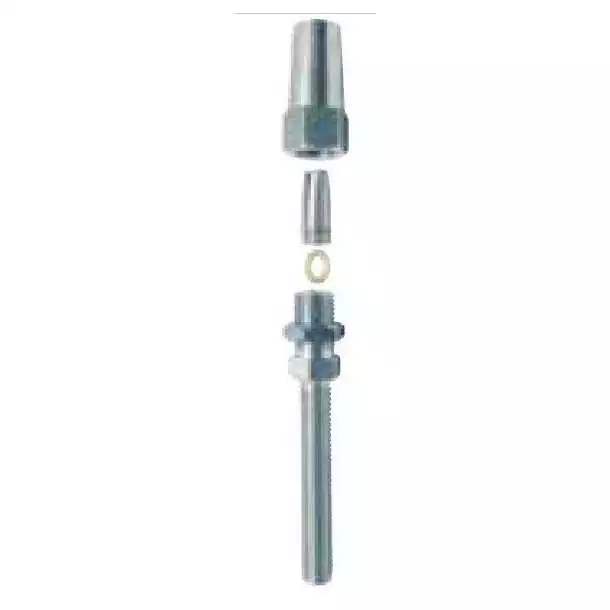 Terminaison filetée Inox A4 diamètre 5mm sertissage rapide