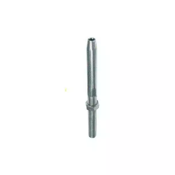 Terminaison filetée à sertir pas à droite M8 diamètre 4mm Inox A4