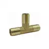 Raccord en Té Laiton cannelé diamètre 15mm