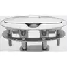 Taquet retractable 15cm inox fixation par le dessous