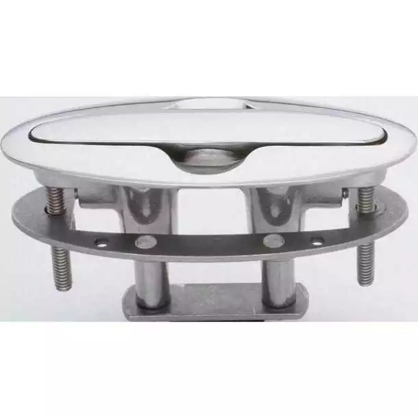 Taquet retractable 11cm inox fixation par le dessous