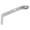 Support tête de mat support antenne aluminium blanc RA106