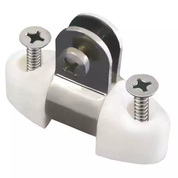 Support pour surface plane nylon/inox