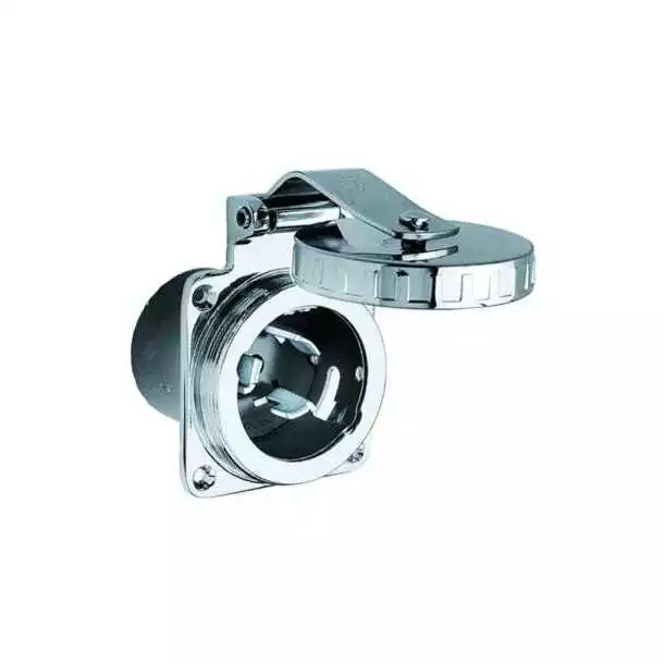 Socle HBL504SS mâle inox 125V/230V 50A/63A