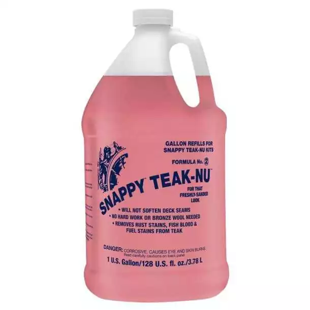 Rénovateur de teck Snappy Teak-Nu 3,78 litres Etape 2