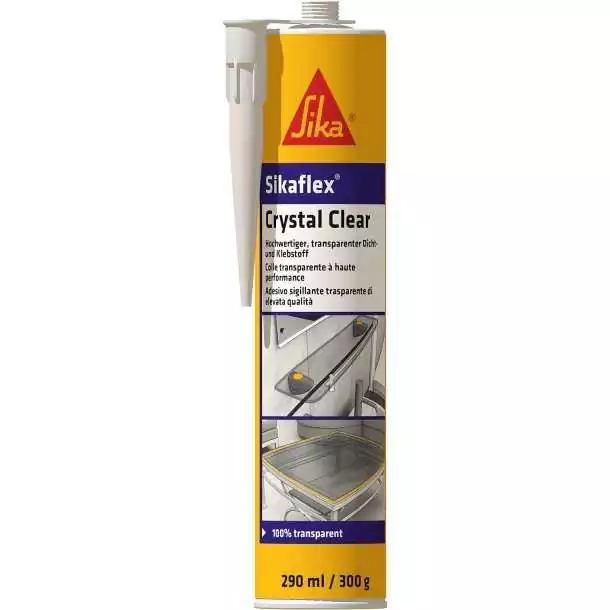 Sikaflex Crystal clear Transparent cartouche de 290 ml