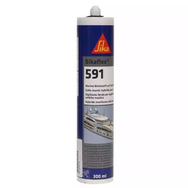 Sikaflex 591 blanc 300 ML Colle hybride