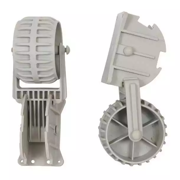 Roue de halage plastique diamètre 135mm x2