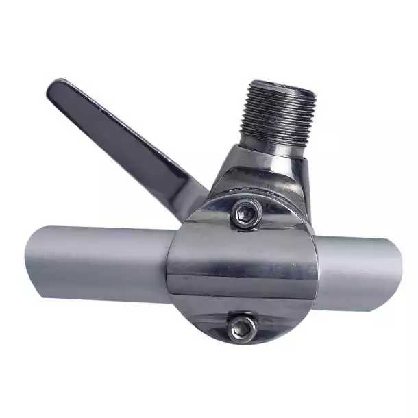 Rotule de balcon inox à levier RA165 support pour antenne