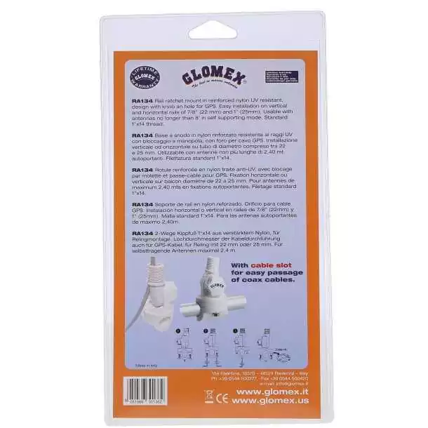 Rotule de balcon nylon à molette RA134 support pour antenne