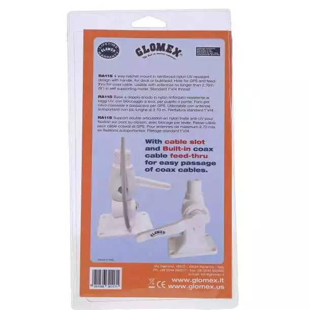 Rotule de pont nylon à levier RA115 support pour antenne