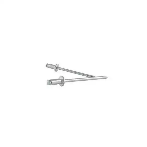 Rivet aveugle ouvert alu/acier TP 4,8 x 20mm Vendu par 100