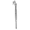 Ridoir A4 M10 x diamètre 5mm chape articulée à sertir corps fermé