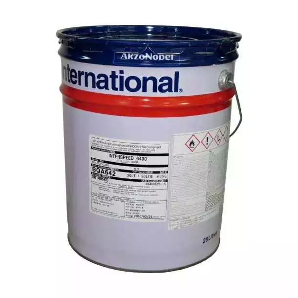 Antifouling matrice semi-dure Interspeed 6400 Noir 5L