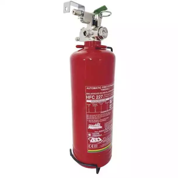 Extincteur automatique HFC 227 Firekill 1 kg – Installation fixe – Volume protégé 1,7 m³