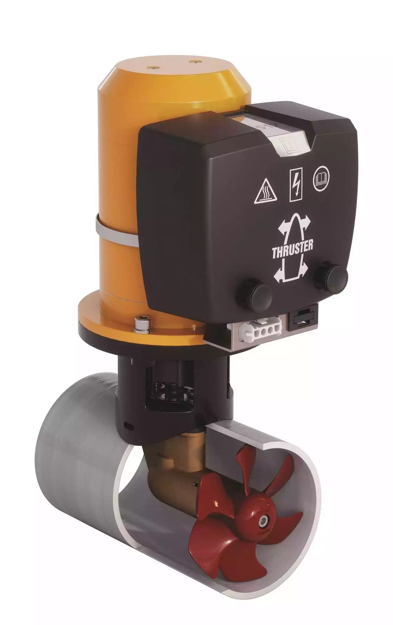 Propulseur d'étrave 35 KGF 12V diamètre 125mm fonctionnement en continu 4mn