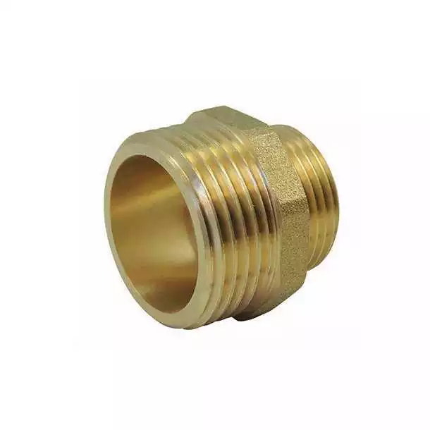 Réduction Laiton Male Male 1/2'' x 3/4'' Laiton entrée 15mm sortie 20mm