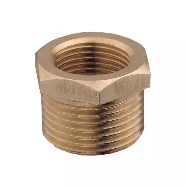 Réduction Laiton Male Femelle 4'' x 2-1/2'' Laiton entrée 100mm sortie 65mm