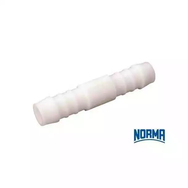 Raccord droit cannelé diamètre 19mm résine Acétal