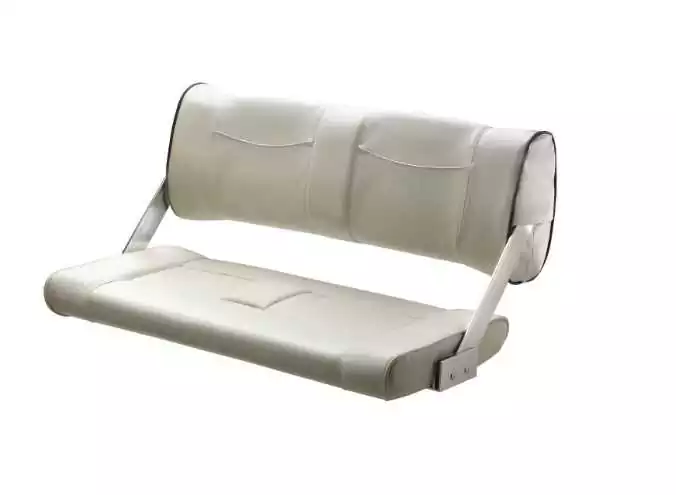 Banquette VETUS Ferry 2 places 900 mm blanche dossier réglable