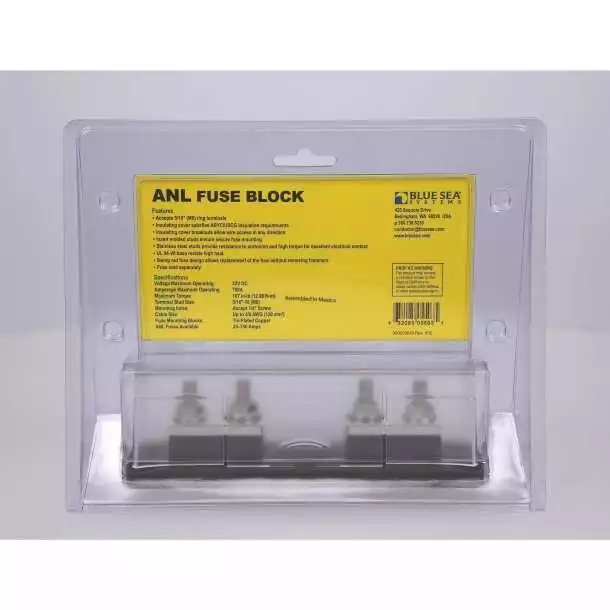 Porte-fusible ANL 750A pour fusibles à ruban plats avec capot