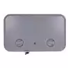 Porte d'equipet Europa 360x600mm avec serrure blanc