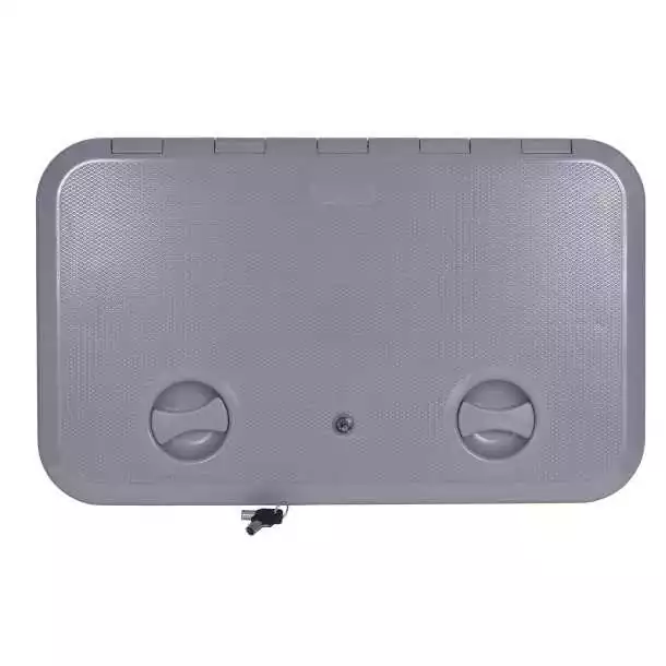 Porte d'equipet Europa 280x375mm avec serrure gris