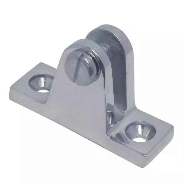 Platine de capote inclinée 80° inox A4