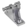 Platine de capote 90° avec axe goupille inox A4