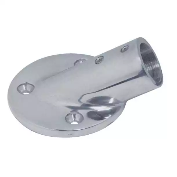 Platine de balcon ronde 30° diamètre 25mm