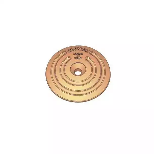 Plaque de masse bronze diamètre 55mm