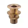 Passe-coque Laiton cannelé 3/4'' Diamètre 20mm Longueur 24mm
