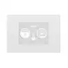 Panneau de commande WC Multiframe SFT 2 boutons 12/24V