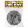 Paille de fer inox pour le nettoyage des taches sur le teck